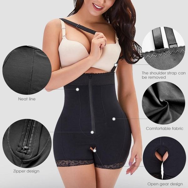 women's shapers women high waist trainer thigh trimmer bulifter full body shaper shapewear tummy control slimming sheath corset bodysui, Black;white
women's shapers women high waist trainer thigh trimmer bulifter full body shaper shapewear tummy control slimming sheath corset bodysui, Black;white