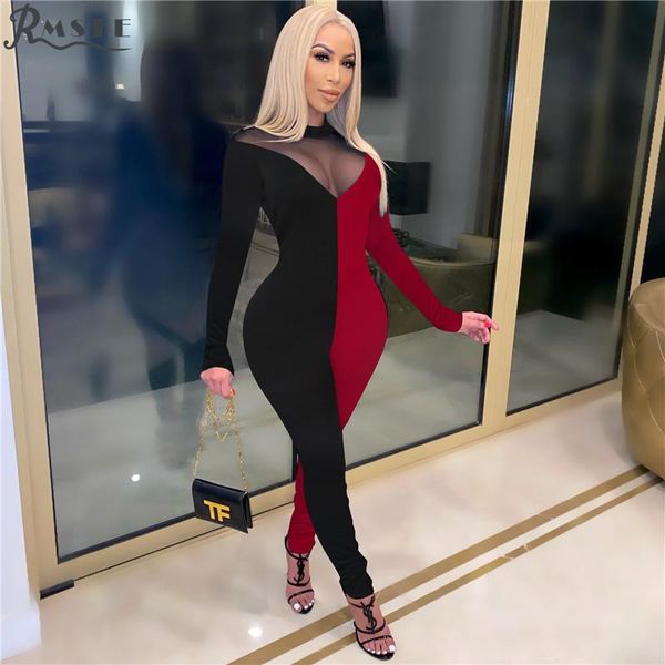 women's jumpsuits & rompers rmsfe 2021 european and american long sleeve round neck zipper perspective splicing nightclub jumpsuit, Black;white
women's jumpsuits & rompers rmsfe 2021 european and american long sleeve round neck zipper perspective splicing nightclub jumpsuit, Black;white