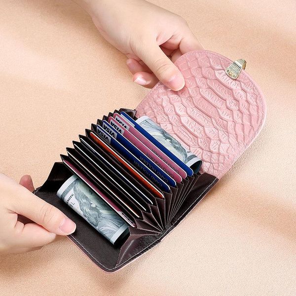 card holders fashion snake embossed head buckle organ female holder multi-purpose coin purse wallet, Brown;gray
card holders fashion snake embossed head buckle organ female holder multi-purpose coin purse wallet, Brown;gray