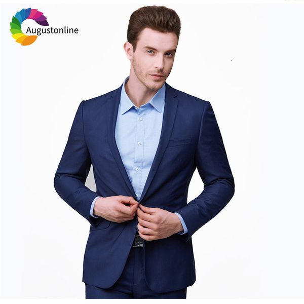 men's suits & blazers royal blue men wedding slim fit groom blazer tuxedos 2 pieces (jacket+pants) bridegroom man prom wear 8, White;black
men's suits & blazers royal blue men wedding slim fit groom blazer tuxedos 2 pieces (jacket+pants) bridegroom man prom wear 8, White;black