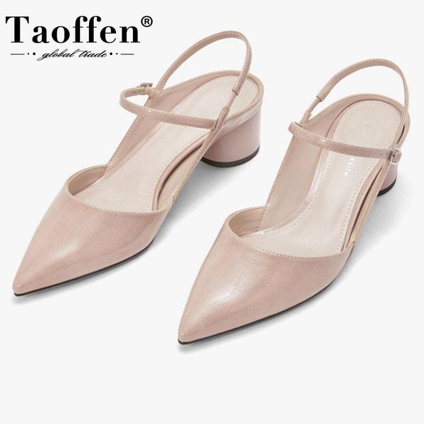 taoffen women fashion shoes sandals pointed toe thick high heel buckle strap flock ladies female footwear size 34-40, Black
taoffen women fashion shoes sandals pointed toe thick high heel buckle strap flock ladies female footwear size 34-40, Black