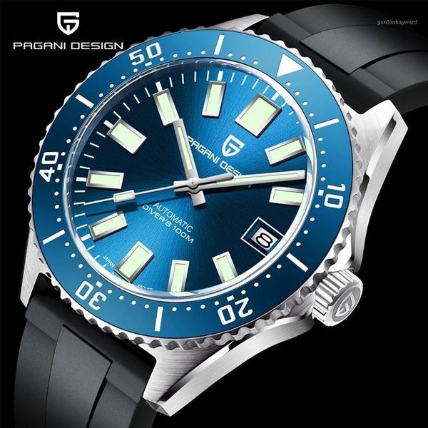 luxury watch for men waterproof 100m automatic sapphire glass mechanical wristwatches relogio masculino, Slivery;brown
luxury watch for men waterproof 100m automatic sapphire glass mechanical wristwatches relogio masculino, Slivery;brown
