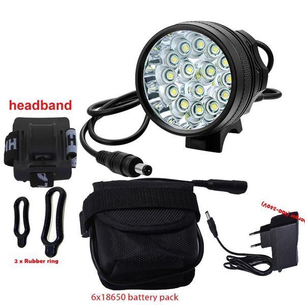 multi-color fashion night light riding equipment bicycle accessories headlight led with lithium battery combination set 6*18650 bike lights
multi-color fashion night light riding equipment bicycle accessories headlight led with lithium battery combination set 6*18650 bike lights