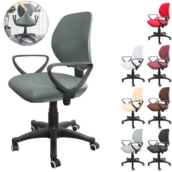 chair covers plain color work cover stretch universal computer office slipcover rotating split spandex d30
chair covers plain color work cover stretch universal computer office slipcover rotating split spandex d30