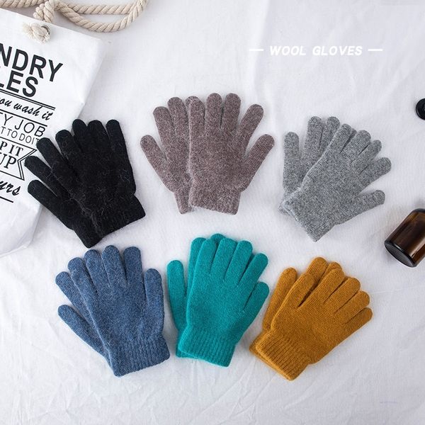 0fop simple and versatile wool gloves korean female studentswool knitted five fger gloves in autumn mittens and winter, Blue;gray
0fop simple and versatile wool gloves korean female studentswool knitted five fger gloves in autumn mittens and winter, Blue;gray