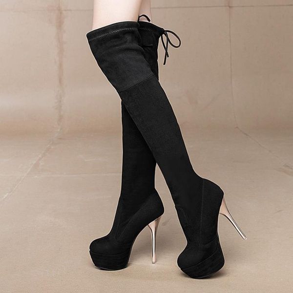boots high heels fashion plus size 34-43 lady over knee thigh boot women autumn winter platform party shoes 2-9, Black
boots high heels fashion plus size 34-43 lady over knee thigh boot women autumn winter platform party shoes 2-9, Black
