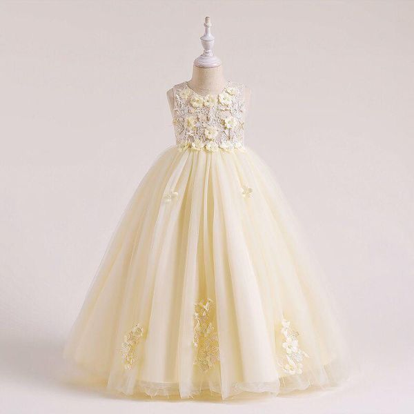 girl's dresses flower girls illusion sleeveless pearls embroidery sequined tulle lace o-neck floor-length kids party princess gown f325, Red;yellow
girl's dresses flower girls illusion sleeveless pearls embroidery sequined tulle lace o-neck floor-length kids party princess gown f325, Red;yellow