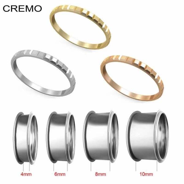 cluster rings cremo stainless steel stacking ring 2mm liner interchangeable filled aluminum accessories, Golden;silver
cluster rings cremo stainless steel stacking ring 2mm liner interchangeable filled aluminum accessories, Golden;silver