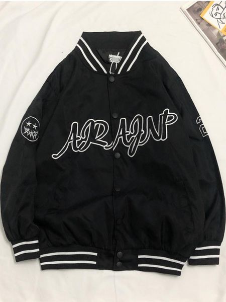 women's jackets jacket fashion spring and autumn 2021 korean loose student harajuku fenggang baseball, Black;brown
women's jackets jacket fashion spring and autumn 2021 korean loose student harajuku fenggang baseball, Black;brown