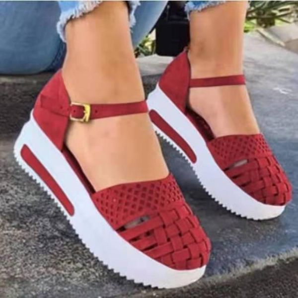 sandals 2021 fashion summer women hollow out shoes heel female casual sewing flats increase platform, Black
sandals 2021 fashion summer women hollow out shoes heel female casual sewing flats increase platform, Black