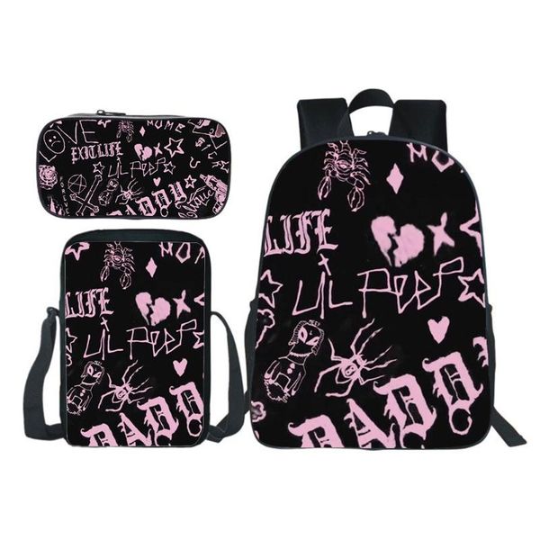 backpack lil peep rapper love printing school casual rucksack teens bag pencil case messenger bags three-piece suit
backpack lil peep rapper love printing school casual rucksack teens bag pencil case messenger bags three-piece suit