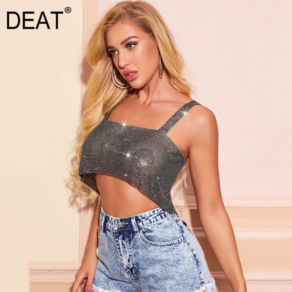 nightclub back split sheet metal drill tether strap bra vest sleeveless solid color spring and summer gx871 210421, White
nightclub back split sheet metal drill tether strap bra vest sleeveless solid color spring and summer gx871 210421, White