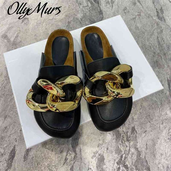 ollymurs ladies sandals 2021 chain mules shoes for women thick-soled slippers comfortable casual half lofers, Black
ollymurs ladies sandals 2021 chain mules shoes for women thick-soled slippers comfortable casual half lofers, Black
