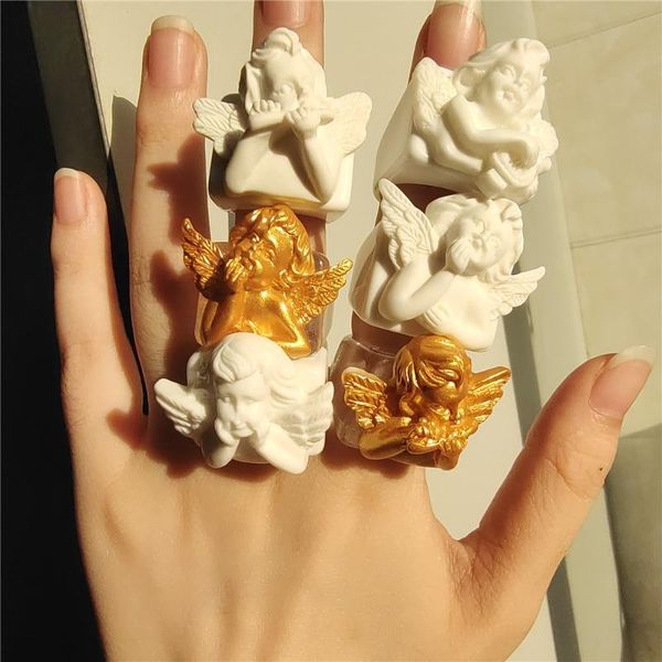 cluster rings huanzhi 2021 retro angel geometric transparent resin square ring acrylic cartoon for women girls travel party jewelry, Golden;silver
cluster rings huanzhi 2021 retro angel geometric transparent resin square ring acrylic cartoon for women girls travel party jewelry, Golden;silver