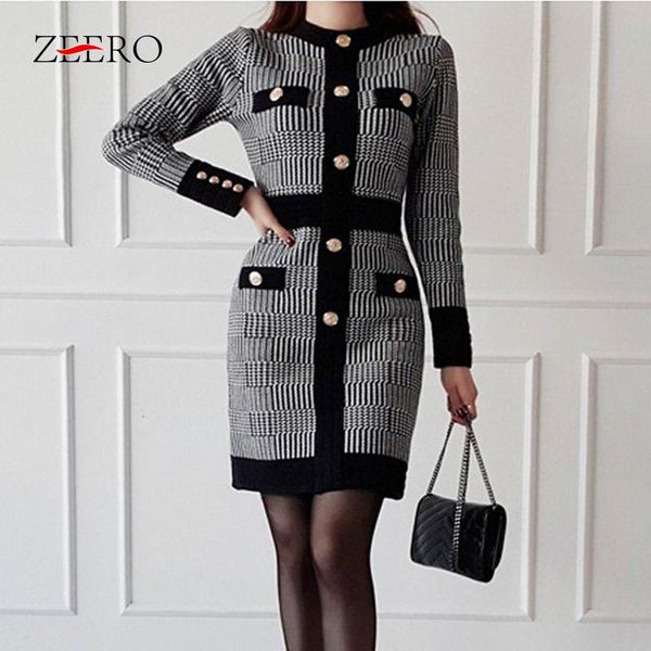 autumn winter women patchwork jacquard knitted dress gold button long sleeves base keep warm high elasticity slim dresses casual, Black;gray
autumn winter women patchwork jacquard knitted dress gold button long sleeves base keep warm high elasticity slim dresses casual, Black;gray