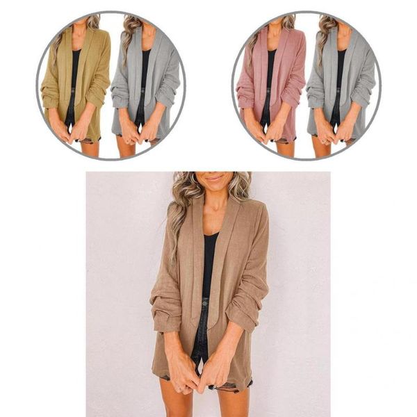 women's suits & blazers turn-down collar fabulous wear resistant spring blazer lapel lady suit loose for shopping, White;black
women's suits & blazers turn-down collar fabulous wear resistant spring blazer lapel lady suit loose for shopping, White;black
