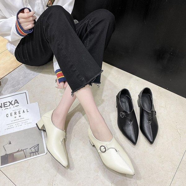 spring woman shoes mid heels women pumps pointed toe office lady work shoe thick heel soft pu leather dress, Black
spring woman shoes mid heels women pumps pointed toe office lady work shoe thick heel soft pu leather dress, Black