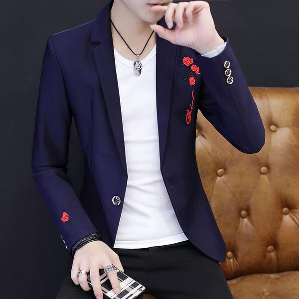 men's suits & blazers men blazer 2021 spring and autumn male leisure suit flower handsome slim outerwear single button casual korean st, White;black
men's suits & blazers men blazer 2021 spring and autumn male leisure suit flower handsome slim outerwear single button casual korean st, White;black