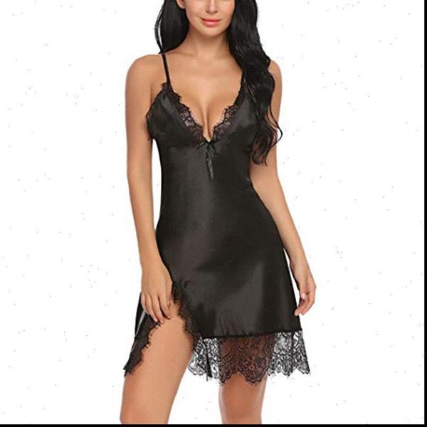v neck lace black women sleepwear nightgowns satin babydoll erotic nightdress night gown lingerie, Black;red
v neck lace black women sleepwear nightgowns satin babydoll erotic nightdress night gown lingerie, Black;red