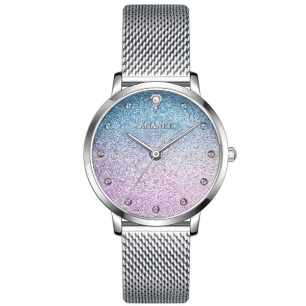 wristwatches ananke famale quartz watch starry gradient stainless steel mesh strap japanese movement ladies fashion wristwatch an32, Slivery;brown
wristwatches ananke famale quartz watch starry gradient stainless steel mesh strap japanese movement ladies fashion wristwatch an32, Slivery;brown