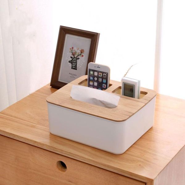 tissue boxes & napkins plastic box with bamboo lid holder kitchen storage office home table organizer car phone shelf
tissue boxes & napkins plastic box with bamboo lid holder kitchen storage office home table organizer car phone shelf