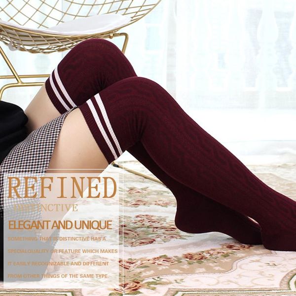 sports socks 1 pair fashion stockings thigh high over knee for ladies girls women winter striped japan style long sock, Black
sports socks 1 pair fashion stockings thigh high over knee for ladies girls women winter striped japan style long sock, Black