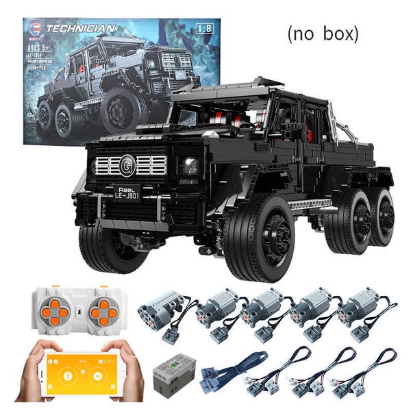 le-j901 3300pcs app motor rc car moc 6x6 land sets model building blocks cruiser boy toys for cars enthusiast boy gifts q0624
le-j901 3300pcs app motor rc car moc 6x6 land sets model building blocks cruiser boy toys for cars enthusiast boy gifts q0624