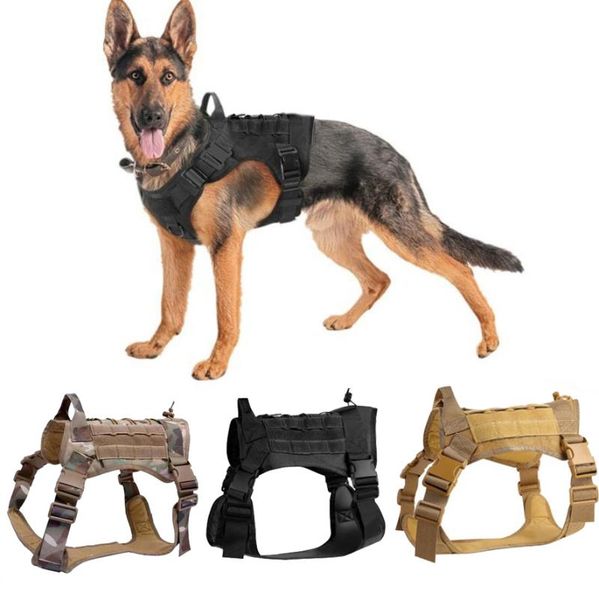 dog collars & leashes tactical service vest breathable military pet clothes harness adjustable size training hunting molle harnes
dog collars & leashes tactical service vest breathable military pet clothes harness adjustable size training hunting molle harnes