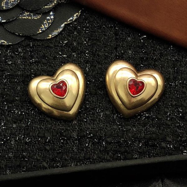 dangle & chandelier fashion heart earrings vintage gold color crystal red zircon for women fancy bijoux, Silver
dangle & chandelier fashion heart earrings vintage gold color crystal red zircon for women fancy bijoux, Silver