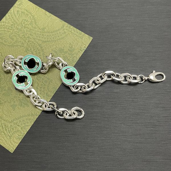 double green enamel bracelet used thai silver carved pattern letter interlocking couple black friday deals, Golden;silver
double green enamel bracelet used thai silver carved pattern letter interlocking couple black friday deals, Golden;silver