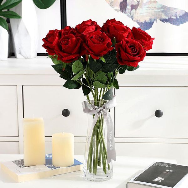 10pcs/lot roses flowers wedding garden decorations artificial rose flower arrangement fake velvet flores artificiales home decor decorative
10pcs/lot roses flowers wedding garden decorations artificial rose flower arrangement fake velvet flores artificiales home decor decorative