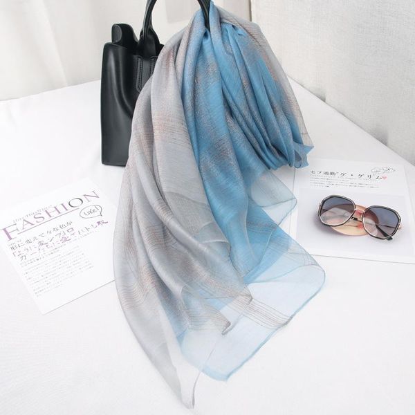 scarves arrival 2021 winter hijab gold silk wool shawl scarf bandana foulard femme women travel beach poncho, Blue;gray
scarves arrival 2021 winter hijab gold silk wool shawl scarf bandana foulard femme women travel beach poncho, Blue;gray