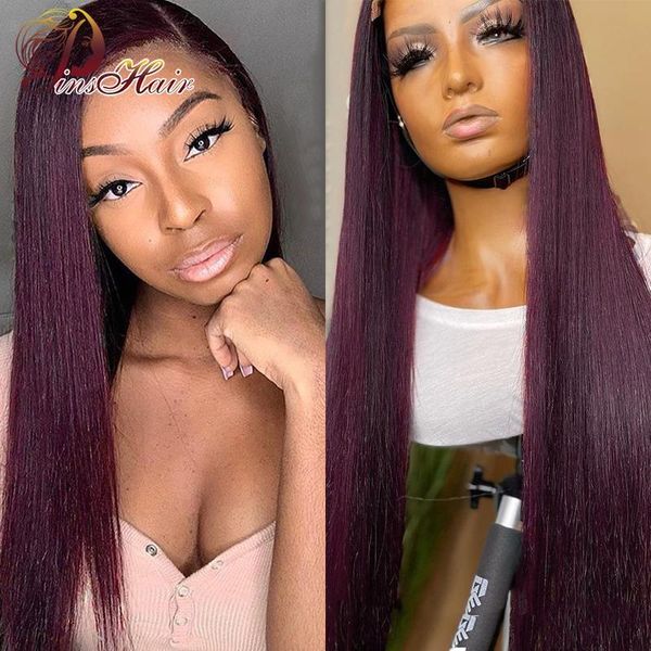 lace wigs red wig burgundy front for women 99j colored human hair bone straight brazilian 13*4 pinshair180%, Black;brown
lace wigs red wig burgundy front for women 99j colored human hair bone straight brazilian 13*4 pinshair180%, Black;brown