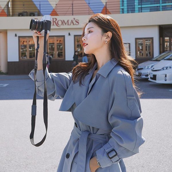 women's trench coats windbreaker middle long korean spring and autumn 2021 coat small, Tan;black
women's trench coats windbreaker middle long korean spring and autumn 2021 coat small, Tan;black