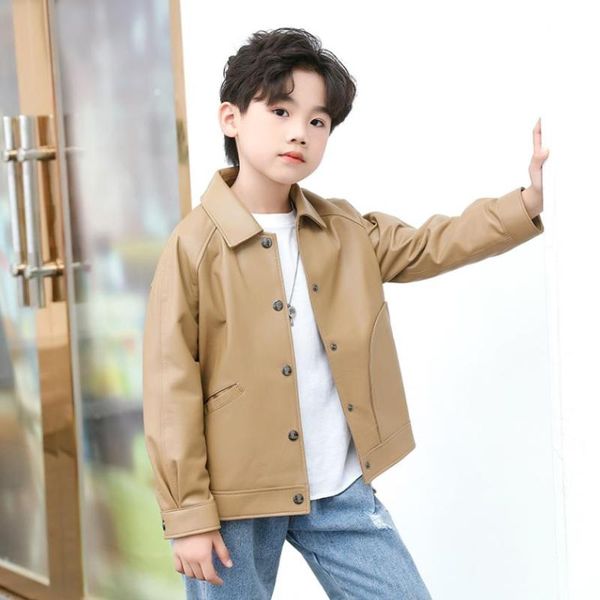 jackets 2021 children genuine leather jacket fashion sheepskin coat single-breasted motorcycle biker for boys a859, Blue;gray
jackets 2021 children genuine leather jacket fashion sheepskin coat single-breasted motorcycle biker for boys a859, Blue;gray