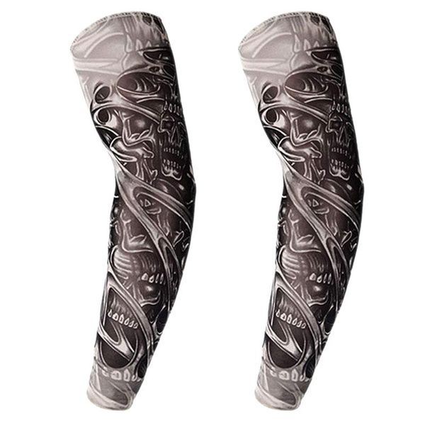 pair temporary fake slip on tattoo nylon arm sleeves kit fashion protector stockings accessories elbow & knee pads, Black;gray
pair temporary fake slip on tattoo nylon arm sleeves kit fashion protector stockings accessories elbow & knee pads, Black;gray