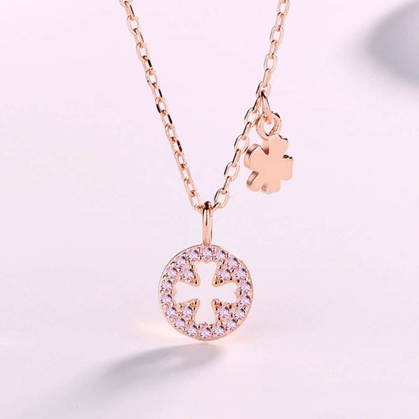 popular korean s925 silver lucky grass necklace fairy short style simple inlaid with clover jewelry, Black
popular korean s925 silver lucky grass necklace fairy short style simple inlaid with clover jewelry, Black