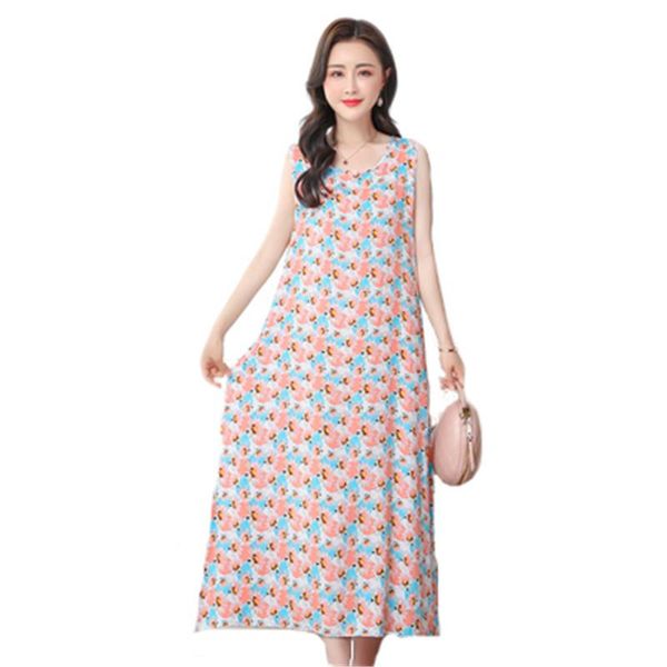 casual dresses sleeveless cotton silk dress women summer fashion sweet outerwear printed holiday beach loose long female lr1437, Black;gray
casual dresses sleeveless cotton silk dress women summer fashion sweet outerwear printed holiday beach loose long female lr1437, Black;gray