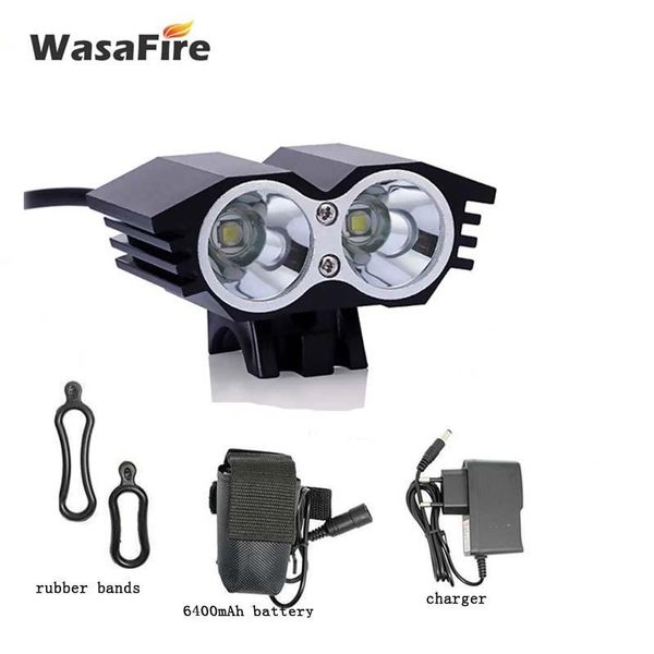 bike lights 2*xml t6 led front bicycle light lantern mtb head lamp 6400mah 18650 battery headlight cycling handlebar 4 modes
bike lights 2*xml t6 led front bicycle light lantern mtb head lamp 6400mah 18650 battery headlight cycling handlebar 4 modes