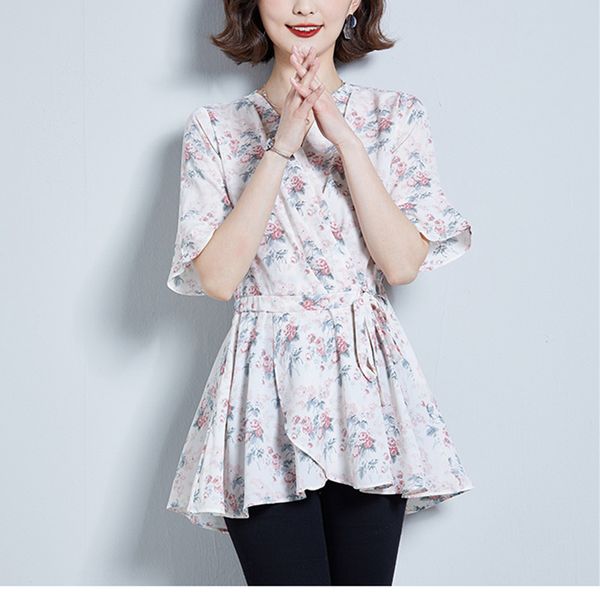korean womens shirt chiffon blouses for women short sleeve female oversize v-neck blouse print woman basic s 210427, White
korean womens shirt chiffon blouses for women short sleeve female oversize v-neck blouse print woman basic s 210427, White