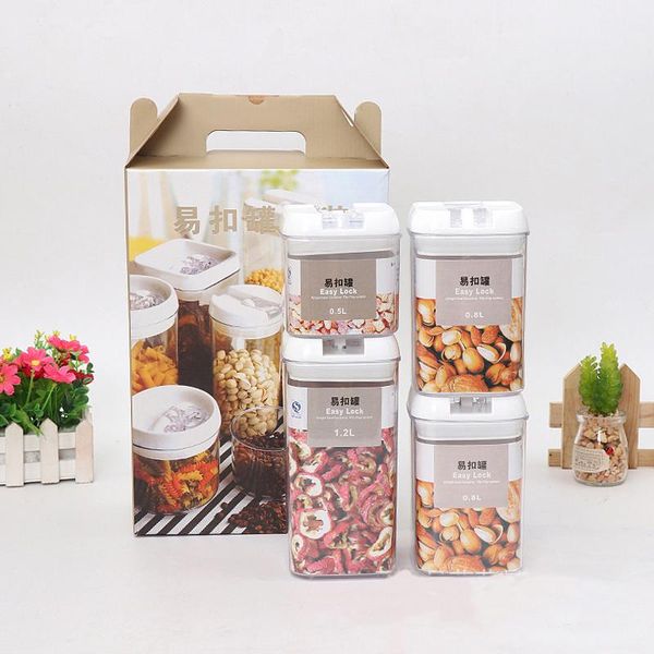 storage bottles & jars japanese-style stackable kitchen container four-piece multifunctional food spice sealed fresh-keeping box
storage bottles & jars japanese-style stackable kitchen container four-piece multifunctional food spice sealed fresh-keeping box