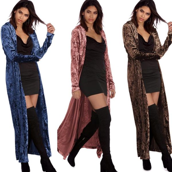 plus size long windbreaker velvet kimono cardigan women coat elegant open stitch trench outwear streetwear women's coats, Tan;black
plus size long windbreaker velvet kimono cardigan women coat elegant open stitch trench outwear streetwear women's coats, Tan;black