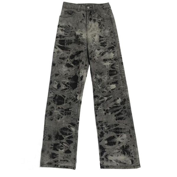 women's jeans 5xl spring autumn large size tie-dye buttons zipper high waist loose denim straight trousers zm185, Blue
women's jeans 5xl spring autumn large size tie-dye buttons zipper high waist loose denim straight trousers zm185, Blue