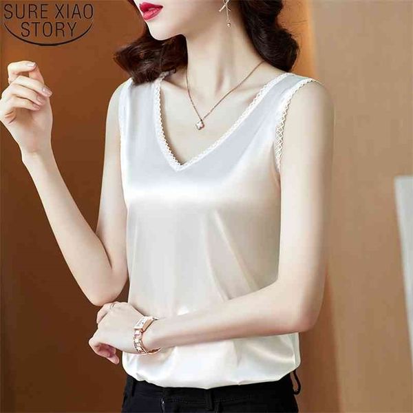 silk camis women tank vest summer sleeveless solid v-neck office lady satin clothes blusas 13376 210506, White
silk camis women tank vest summer sleeveless solid v-neck office lady satin clothes blusas 13376 210506, White
