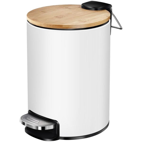 waste bins homemaxs 410 stainless steel trash can with bamboo lid 3l step-on garbage container bin for kitchen bathroom bedroom (whit
waste bins homemaxs 410 stainless steel trash can with bamboo lid 3l step-on garbage container bin for kitchen bathroom bedroom (whit