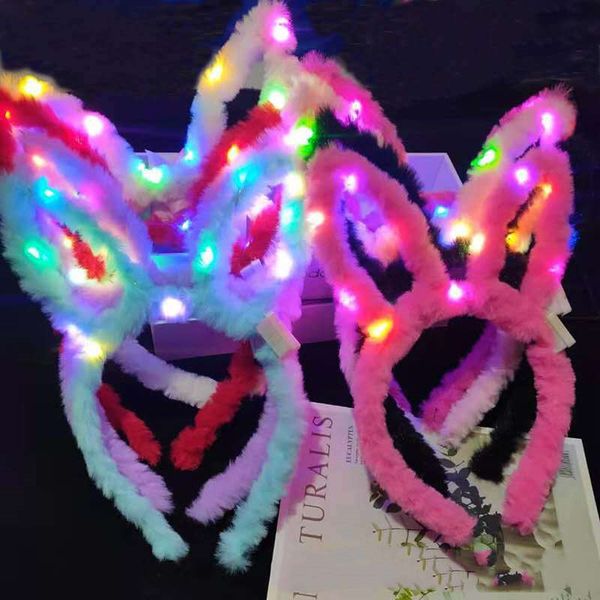 led luminous plush rabbit ears hair band halloween toy decoration party dress up props
led luminous plush rabbit ears hair band halloween toy decoration party dress up props
