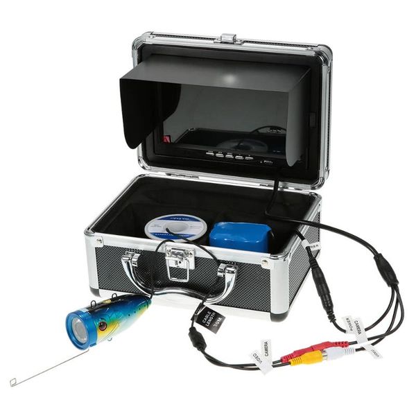 cameras fish finder 15m cable 1000tvl underwater fishing camera 7 inch monitor with sun visor
cameras fish finder 15m cable 1000tvl underwater fishing camera 7 inch monitor with sun visor