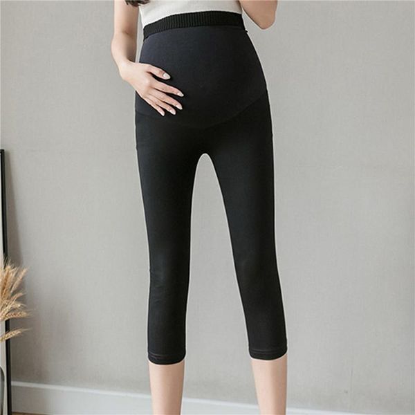 women's leggings pregnant summer three-point belly lift pants seamless simple solid color comfortable safety anti-empty, Black
women's leggings pregnant summer three-point belly lift pants seamless simple solid color comfortable safety anti-empty, Black
