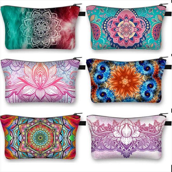 mandala datura flower printing cosmetic bags women make up travel mini dressing
mandala datura flower printing cosmetic bags women make up travel mini dressing