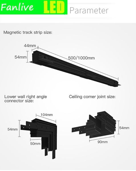 track lights 8pcs creative magnetic lamp holder aluminum 0.5m 1m ceiling recessed suspended led magnet mount rail
track lights 8pcs creative magnetic lamp holder aluminum 0.5m 1m ceiling recessed suspended led magnet mount rail